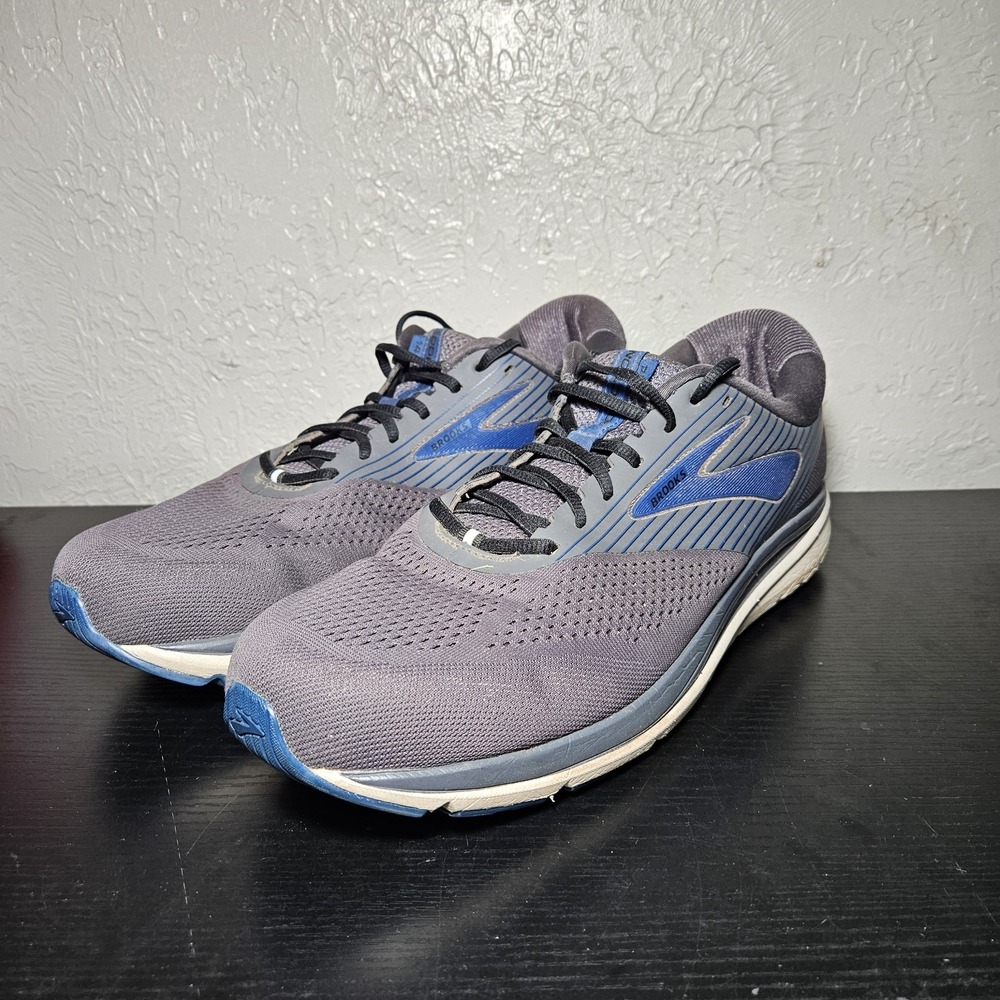 Brooks Addiction 14 Mens Running Shoes Sneakers 1103171D028 Gray - Mens Size 14